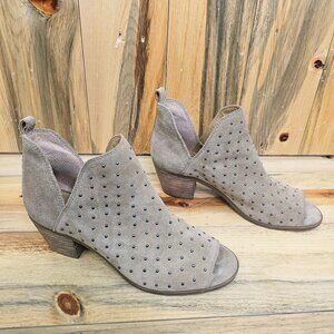 Lucky Brand Barlenna Studded Booties Ankle Boots Size 8.5